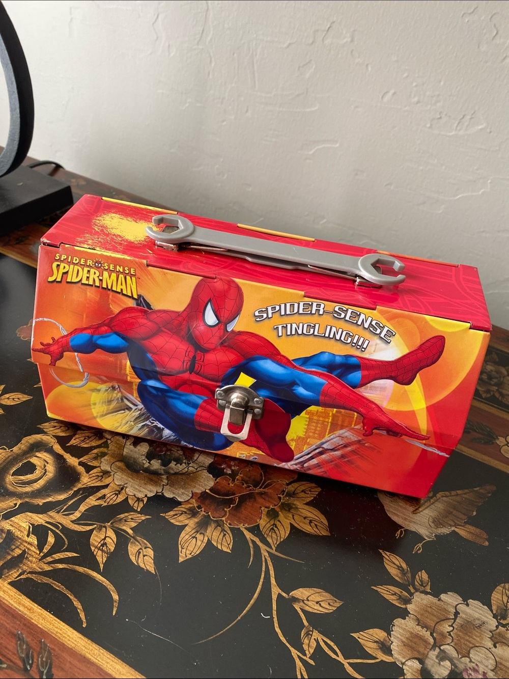 Spiderman Kids Tool Box - Red Spider-Sense Design